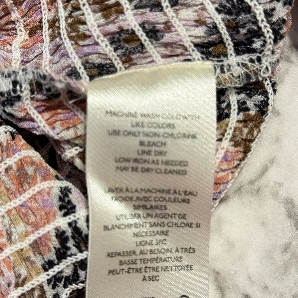 FREE PEOPLE Back On Top Smocked Crop Top NWOT!